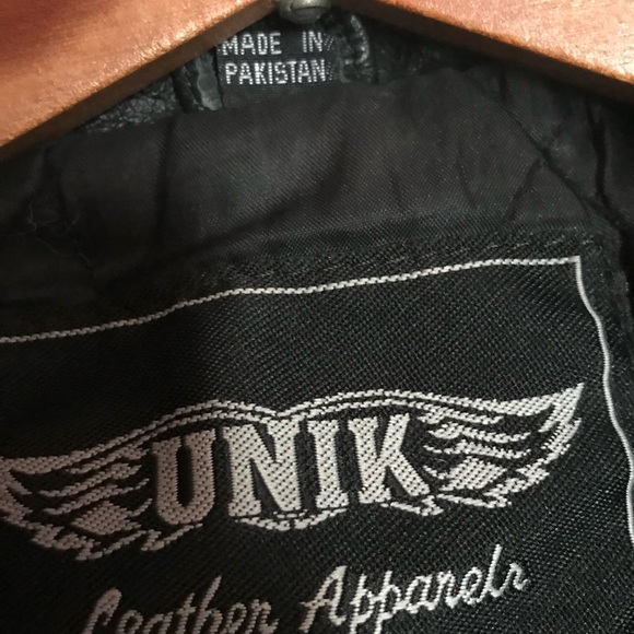 Unik leather men’s leather mc jacket - Picture 15 of 16